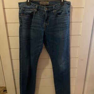 Point sur denim skinny jeans